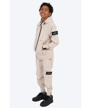 SURVÊTEMENT ALPHA ENFANT VESTE ET PANTALON - BEIGE est présent 