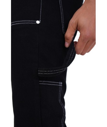 JEAN ZIPPED BLACK livraison gratuite