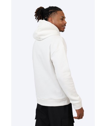 SWEAT À CAPUCHE BLANC AVEC DÉTAIL CŒUR NOIR solde