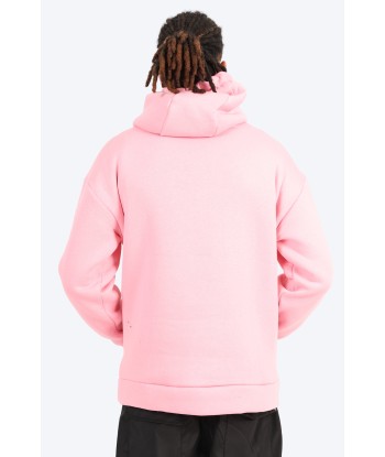 SWEAT À CAPUCHE ROSE AVEC DÉTAIL CŒUR BLANC pas cher