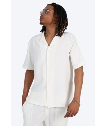 CHEMISE MANCHE COURTE ET PANTALON ASSORTI - BLANC 2 - 3 jours ouvrés.