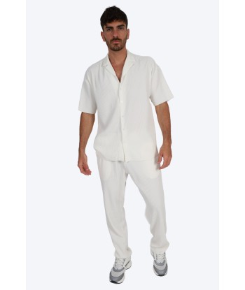 ENSEMBLE HAWAÏ CHEMISE - BLANC votre restaurant rapide dans 