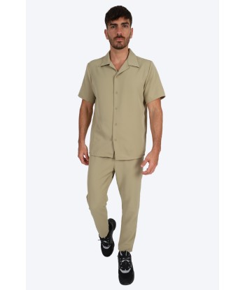 CHEMISE MANCHE COURTE ET PANTALON ASSORTI - VERT vente chaude votre 