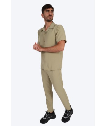 CHEMISE MANCHE COURTE ET PANTALON ASSORTI - VERT vente chaude votre 