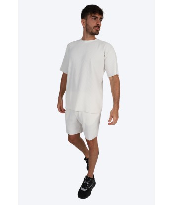 ENSEMBLE T-SHIRT RAYURES FINES - BLANC shop