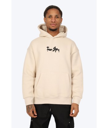 HOODIE "SCREAM MONSTER" - BEIGE basket pas cher