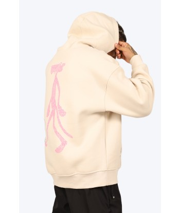 HOODIE "PANTHÈRE GRAFFITI" - BEIGE pas cher