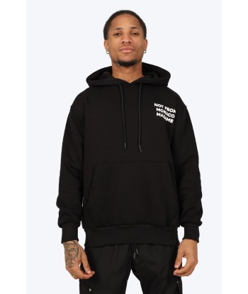 HOODIE "NOT FROM MONACO" NOIR Véritable concentré