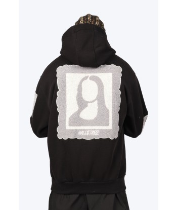 HOODIE "PARIS ICONIC" - NOIR soldes