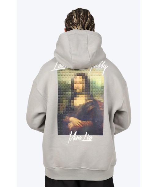 HOODIE "MONA PIXEL" - GRIS sur le site 