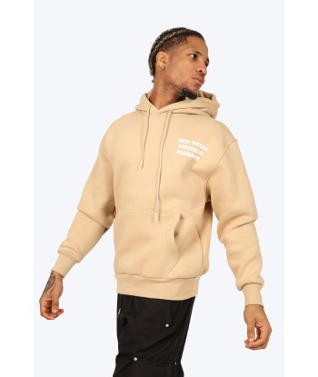 HOODIE "NOT FROM MONACO" BEIGE meilleur choix