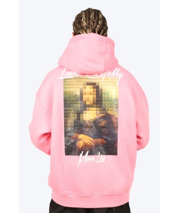 HOODIE "MONA PIXEL" - ROSE votre restaurant rapide dans 