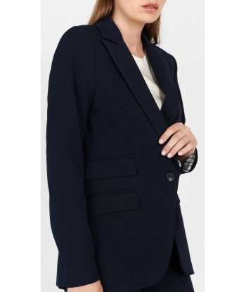 Blazer bleu nuit TALMA pas cher