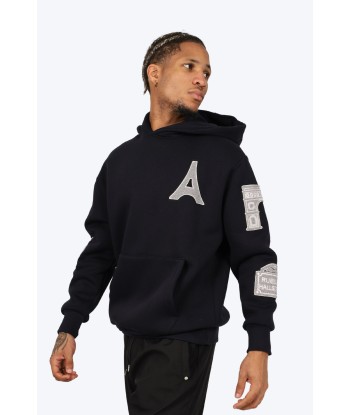 HOODIE "PARIS ICONIC" - BLEU MARINE les muscles