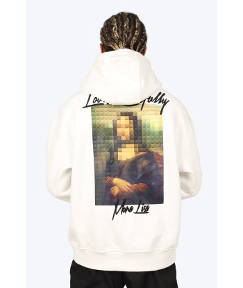 HOODIE "MONA PIXEL" - BLANC les ligaments