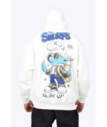 HOODIE "SMURF STYLE" - BLANC pour bénéficier 