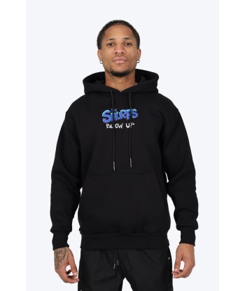 HOODIE "SMURF STYLE" - NOIR la livraison gratuite