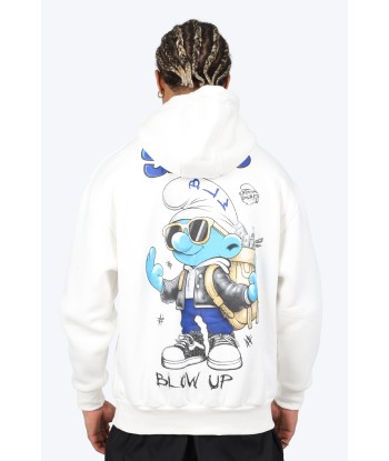 HOODIE "SMURF STYLE" - BLANC pour bénéficier 