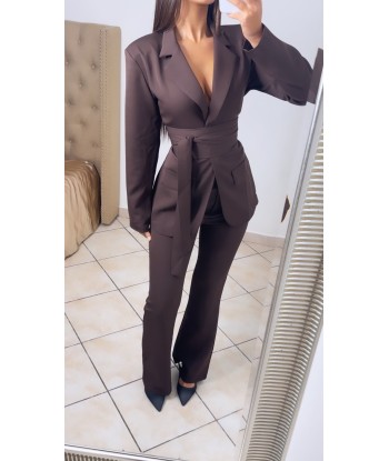 Ensemble tailleur LADY [MARRON] les ligaments