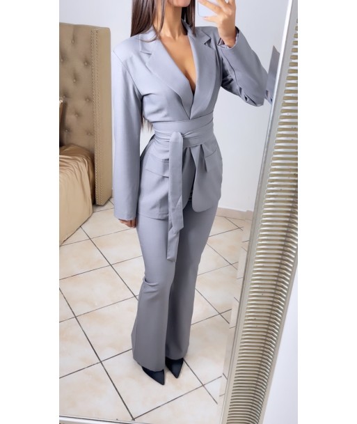 Ensemble tailleur LADY [GRIS FONCÉ] livraison gratuite