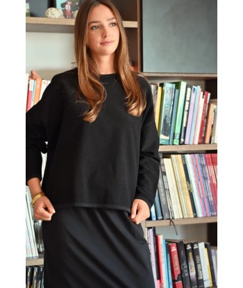 Sweat coton bio oversize femme col rond JUSQU'A -70%! 