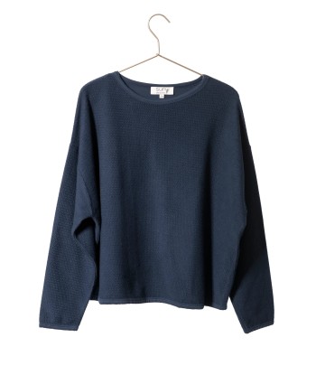 Sweat coton bio oversize femme col rond JUSQU'A -70%! 