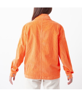 Veste velours côtelé mandarine Amélioration de cerveau avec