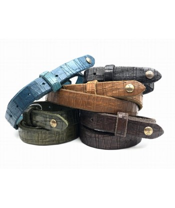 Ceinture fine cuir vintage (2,5 cm) en ligne