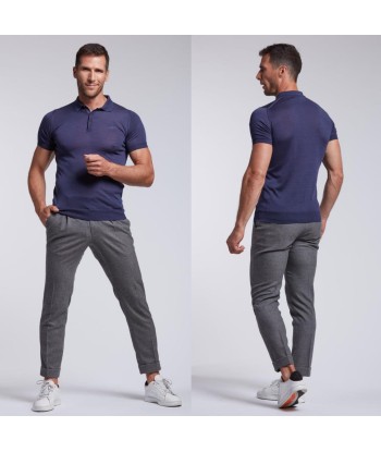 Polo sportif Arguin bleu denim pour bénéficier 