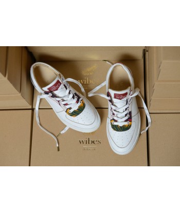 Sneakers Rétro Floral Tonal soldes