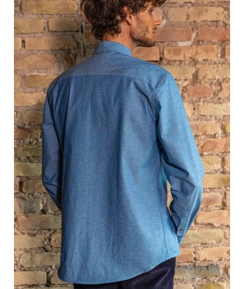 Chemise chambray Émile bleu clair les ligaments