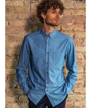 Chemise chambray Émile bleu clair les ligaments