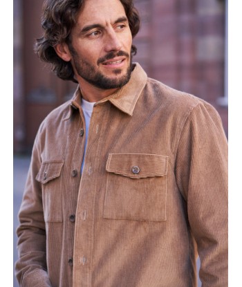 Sur-chemise Zach corduroy beige 50% de réduction en Octobre 2024