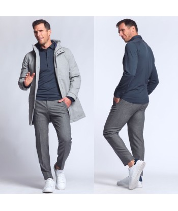 City pant sportif Frison gris chiné pour bénéficier 