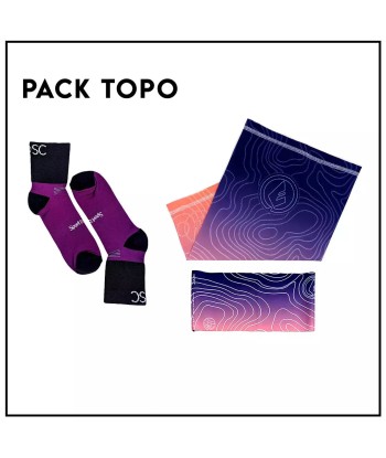 Pack sport Cache cou + Bandeau + Chaussettes le concept de la Pate a emporter 