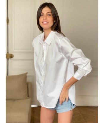 Chemise Boyfriend Blanche Andrea Lev Venez acheter