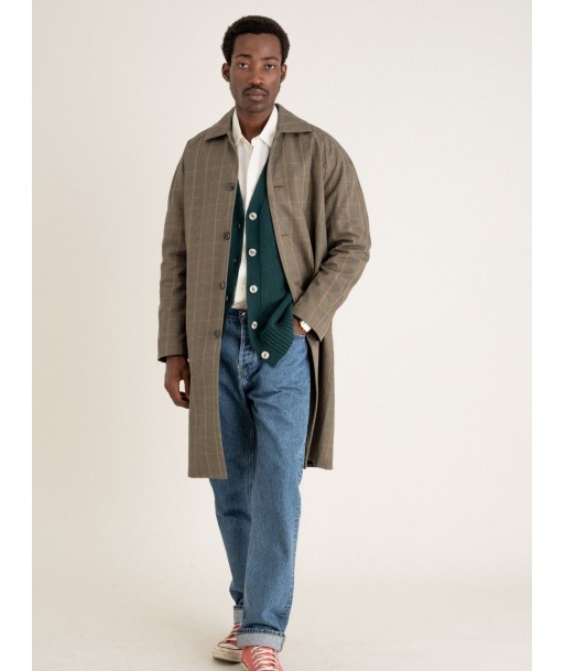 Manteau Mac Mayfair Brown checks sur le site 