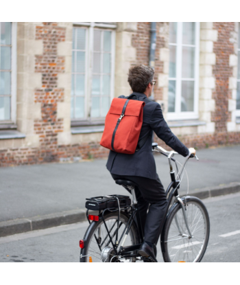 Sac à dos Jack Terracotta brillant des détails fins