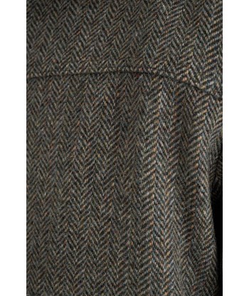 Veste Palermo Dark green herringbone une grave pollution 