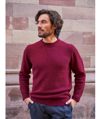 Pull Allan en laine bordeaux Découvrez la collection