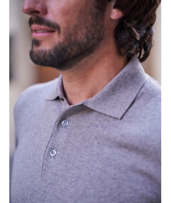 Pull en laine col polo Jonas beige commande en ligne