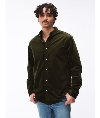 Chemise Milleraie vert olive Economisez 