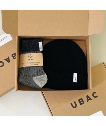 Coffret bonnet & chaussettes laine recyclée Fin de série