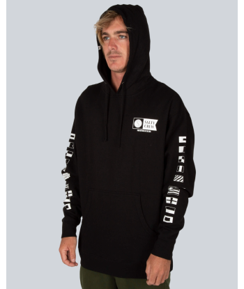 Alpha Hooded Fleece - Black Pour