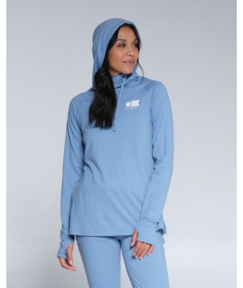 Thrill Seekers Hooded Sunshirt - Marine Blue pas cher