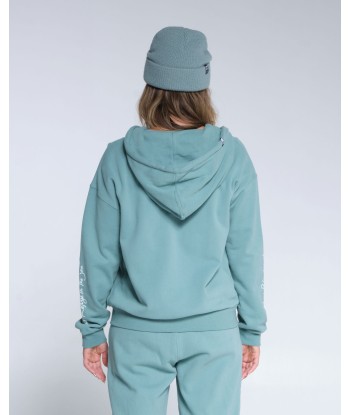 Alpha Zip Hoody - Dusty Turq pas cheres