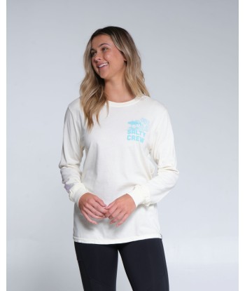 Kelp Forest Boyfriend L/S Tee - Bone Economisez 