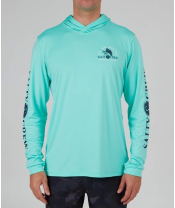 Yaucht Club Hood Sunshirt - Sea Foam UPF 50+ destockage