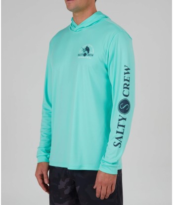 Yaucht Club Hood Sunshirt - Sea Foam UPF 50+ destockage