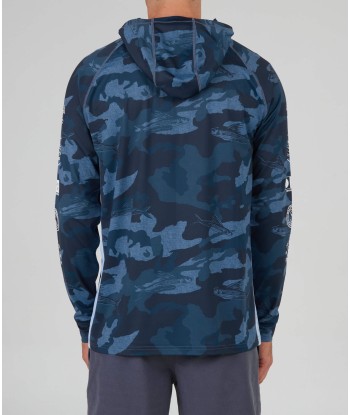 Palomar 2 Pinnacle Hood - Blue Camo UPF 50+ store